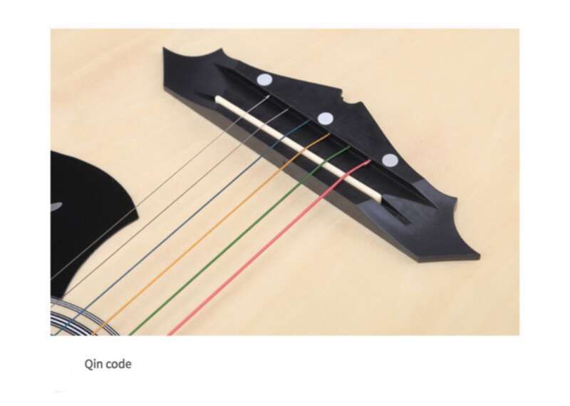 Chitarra folk in legno per studenti, strumento per principianti, da 38 a 41 pollici_voghion.com