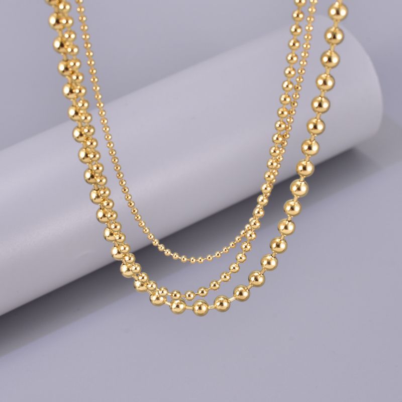 L19 Cuban Gold-Plated Heavy Multi-Layer Sweater Chain Necklace Titanium Steel Gold Plating_voghion.com