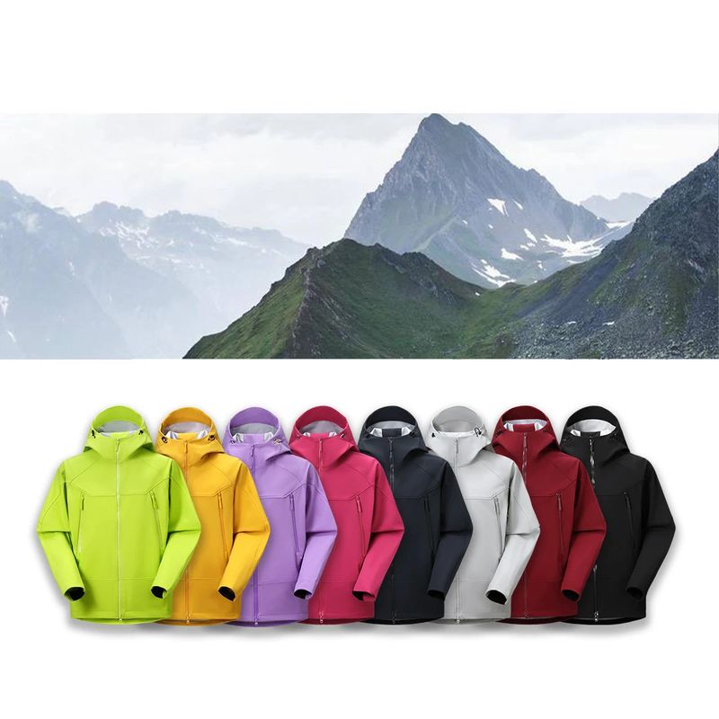 Stone Alternative New Color Windproof Waterproof Outdoor Hiking Soft Shell Jacket Coat 2_voghion.com