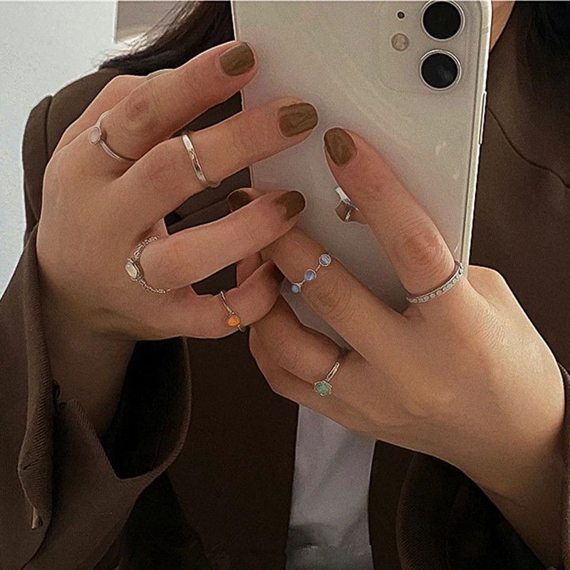 Hot sales 8 stk./sæt, Opalring, Sommer_voghion.com