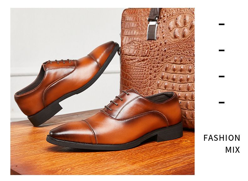 Brand Genuine Leather Elevator Shoes Business Men Dress Shoes Wedding Formal Oxford Height Increasing Shoes For Men Large Size_voghion.com
