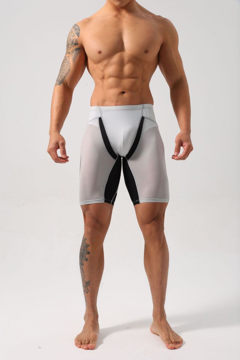 Abbigliamento da uomo, collant fitness color carne, comodi e super elasticizzati_voghion.com