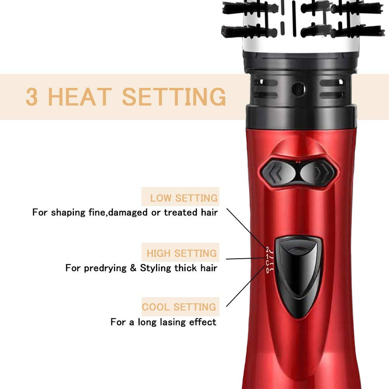 Blower 3 In 1 Rotating Brush One Step Hair Dryer Styler Hot Air Styling Comb_voghion.com