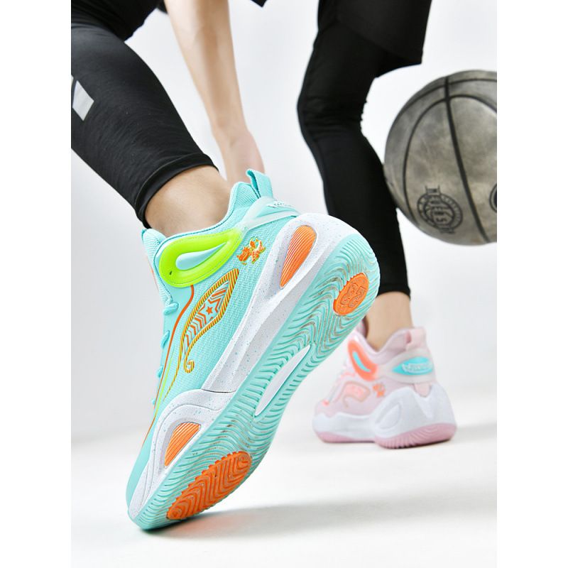 Scarpe da basket Yuanyang da uomo, traspiranti, sneakers alte, nuove_voghion.com