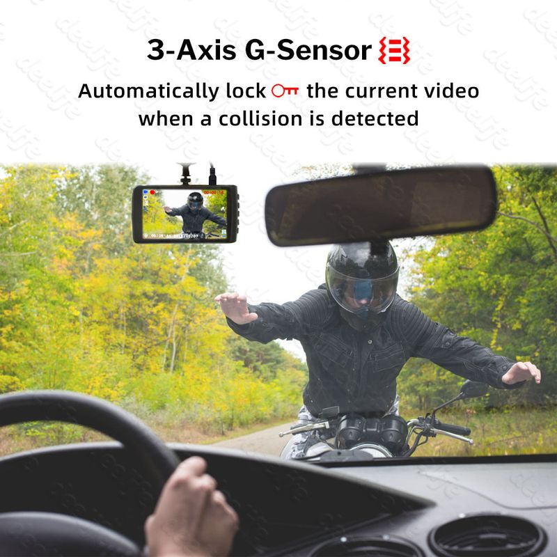 Kamera samochodowa DVR Dashcam Rejestrator wideo Black Box_voghion.com