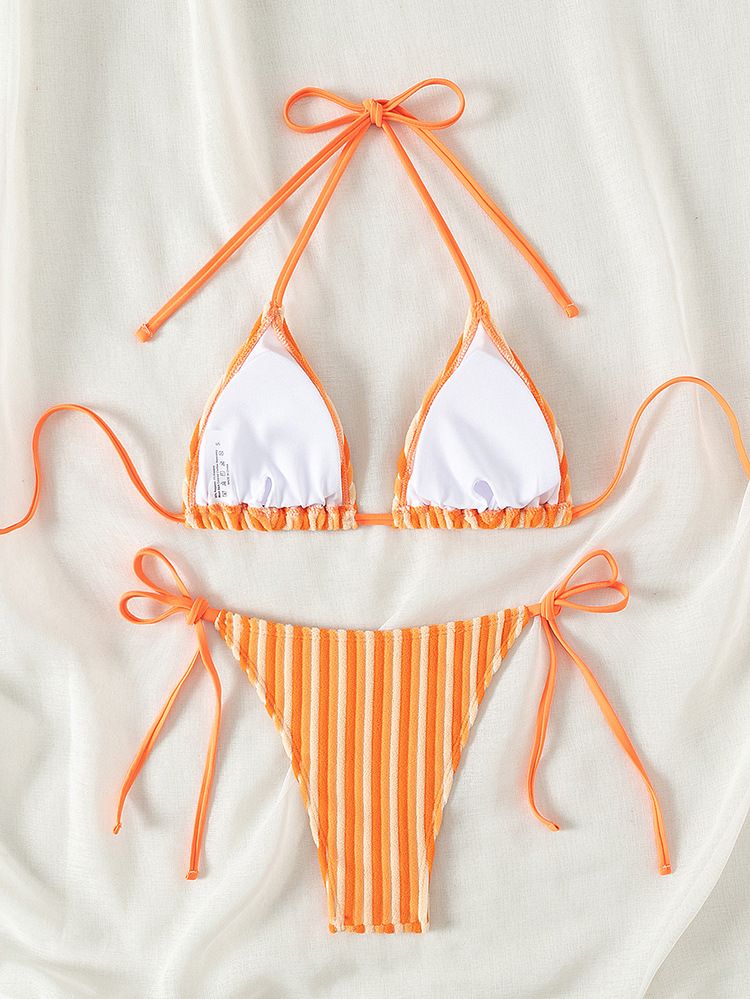 Dameskleding Nieuwe handdoek Doek Halter Hals Tie Bikini Badpak Zomer Strand Vakantie Vrouwen_voghion.com