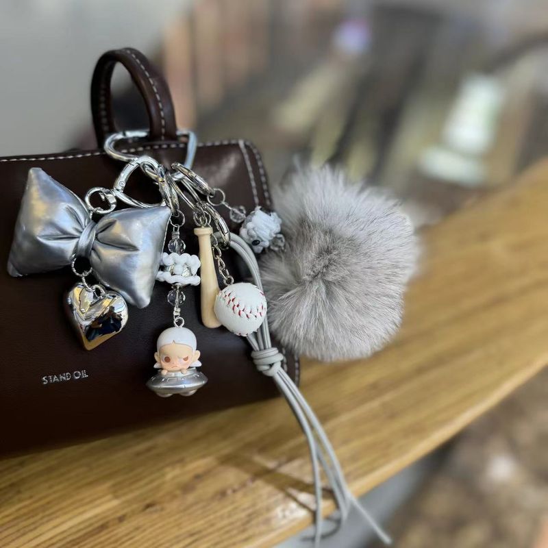 Bag Charms Plush Bag Pendant Cute Doll Pendant High Value Keychain Accessories_voghion.com