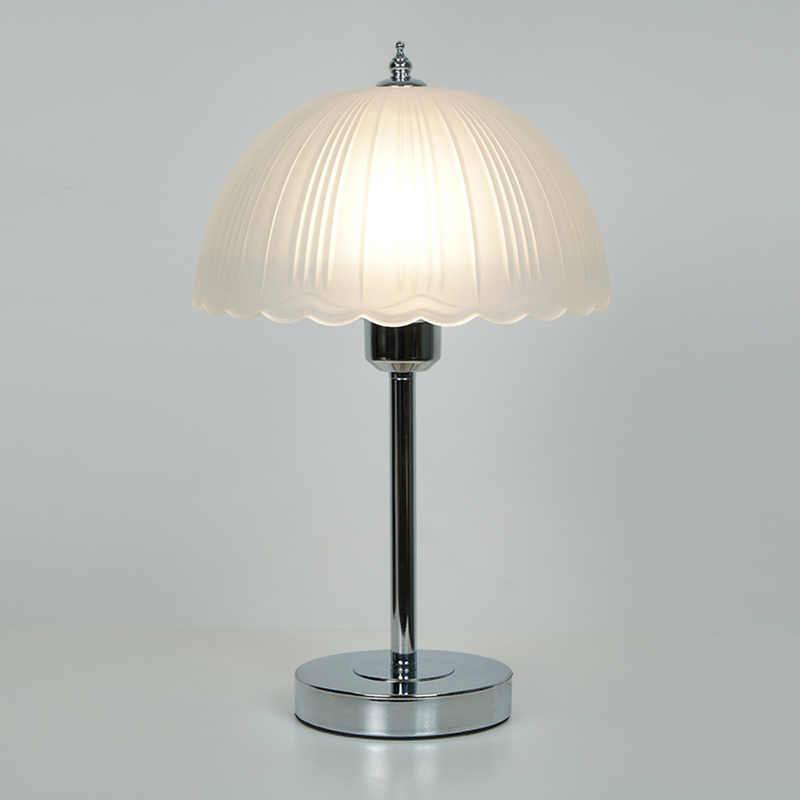 Lampada da comodino creativa a lunga durata Decorazione in cristallo di vetro Ricarica Touch Lampada da tavolo per camera da letto Decorazione domestica_voghion.com