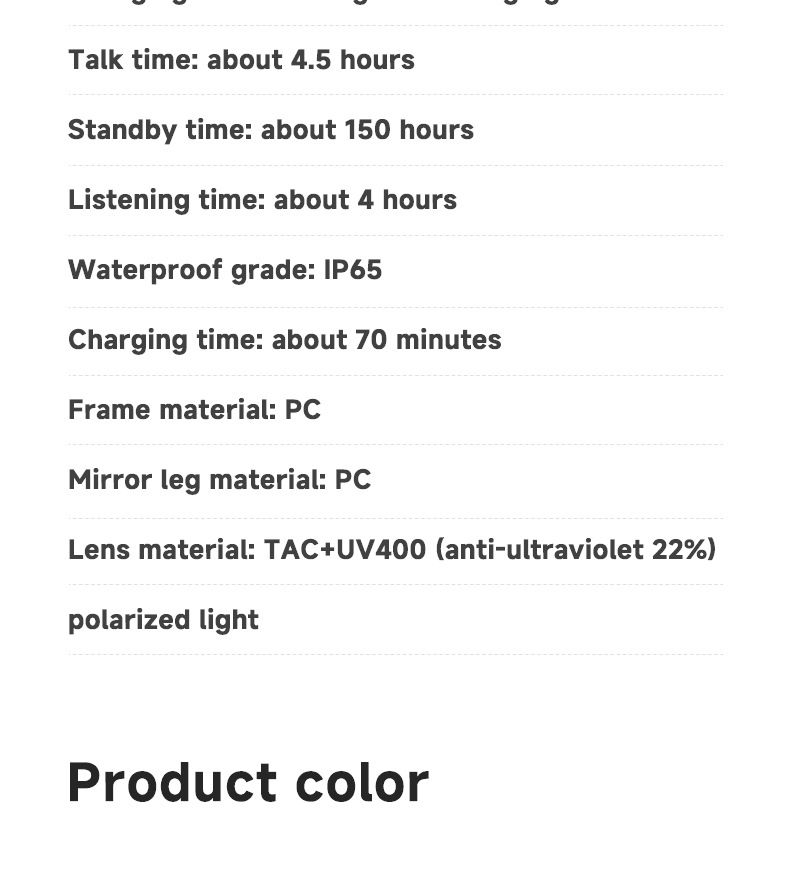 G02 TWS Kabellose Bluetooth-Smart-Brille, schwarze Technologie, offene Sonnenbrillen-Ohrhörer ohne Ohr_voghion.com