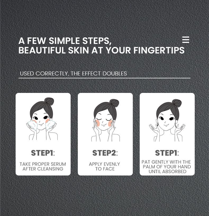 5 % nikotiiniamidiliuos parantaa tummankeltaista ihoa, kirkastaa ihonsävyä, hillitsee öljyä, kosteuttaa ja valkaisee ihoa._voghion.com