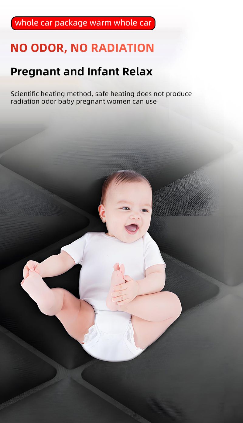 12V Cushion Covers Winter Seat Heater Car Accessories Heating Pads Universal Available In Black Red_voghion.com