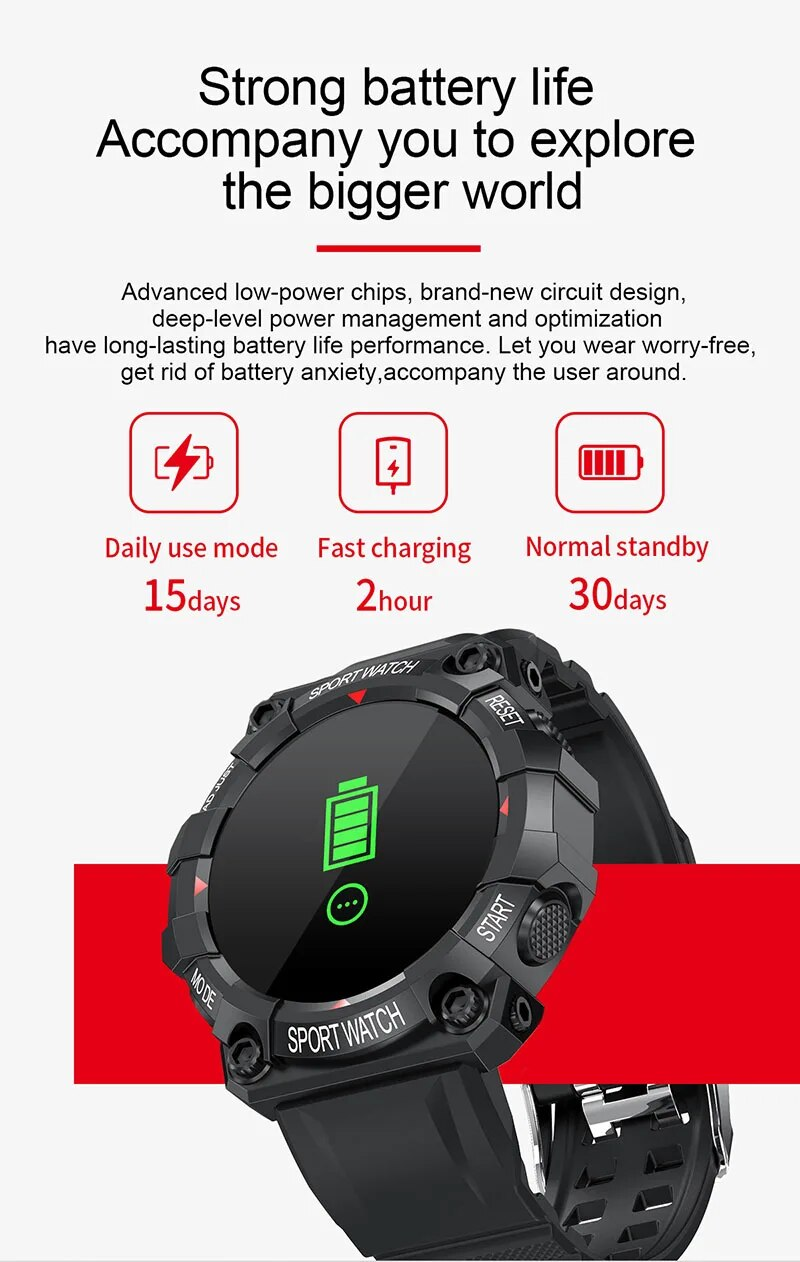 FD68 Yeni Akıllı Saatler Erkekler Kadınlar Bluetooth Smartwatch Dokunmatik Akıllı İzle Spor Bilezik IOS Android için Bağlı Spor Saatler_voghion.com
