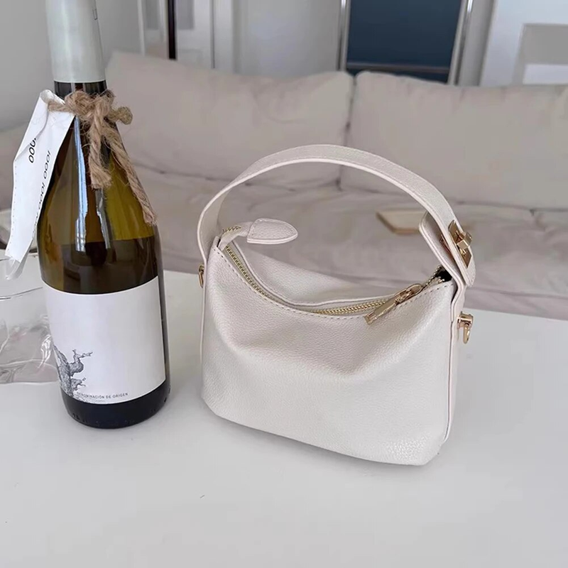 Mini torba na ramię z miękkiego PU w kształcie chmury, urocza, z łańcuszkiem na telefon komórkowy, mała torba typu crossbody dla kobiet_voghion.com