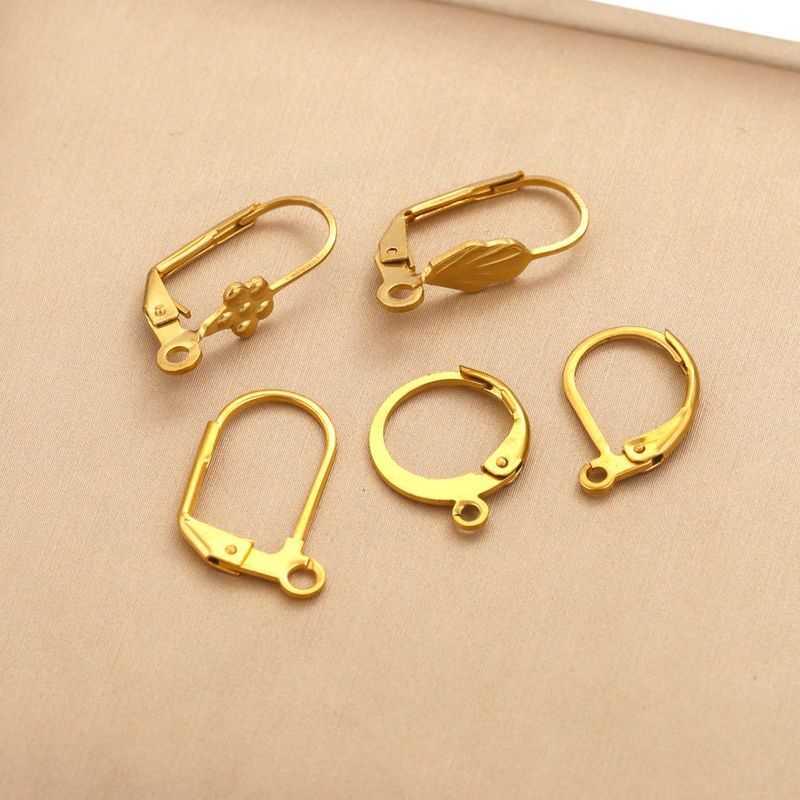 Ganci in acciaio inossidabile, gioielli, orecchini fai da te irregolari, accessori fatti a mano, gioielli_voghion.com