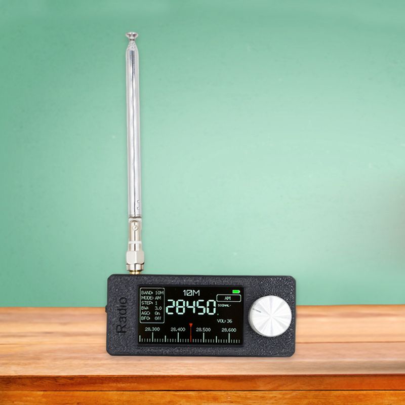 4732 0.5-108mhz Pocket Mini 1.9inch IPS Screen All Band Receiver With Antenna FM/AM HF SW MW VHF Radio_voghion.com