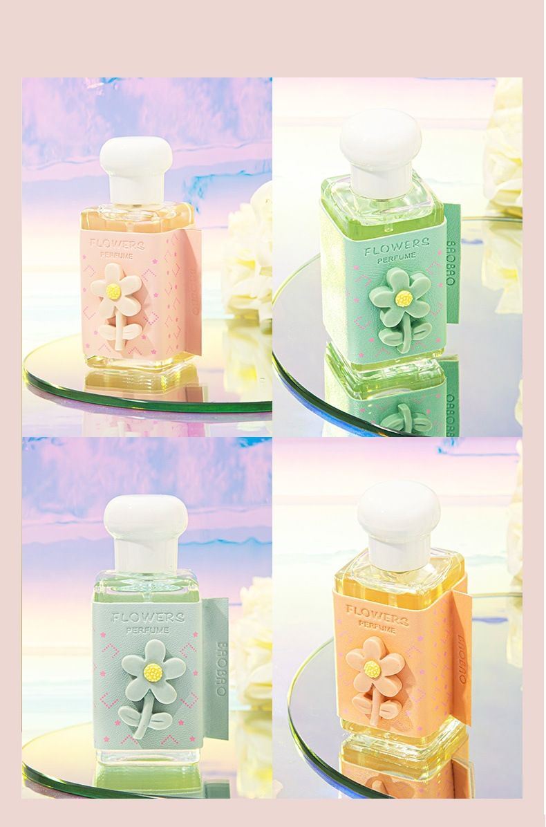 New Perfume Bag Three Dimensional Flower Perfume Flower and Fruit Fragrance Women's Perfume Long Lasting Fragrance The Same Student Perfume_voghion.com