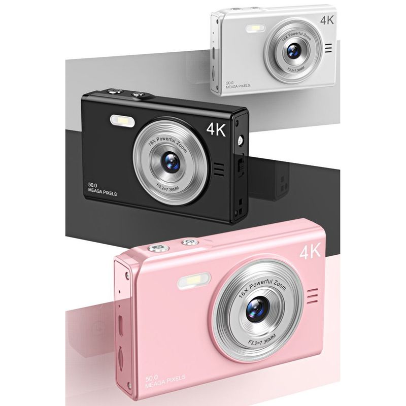 Cámara digital CCD para estudiantes, HD, para viajes, de nivel básico, portátil, asequible, de tamaño pequeño_voghion.com