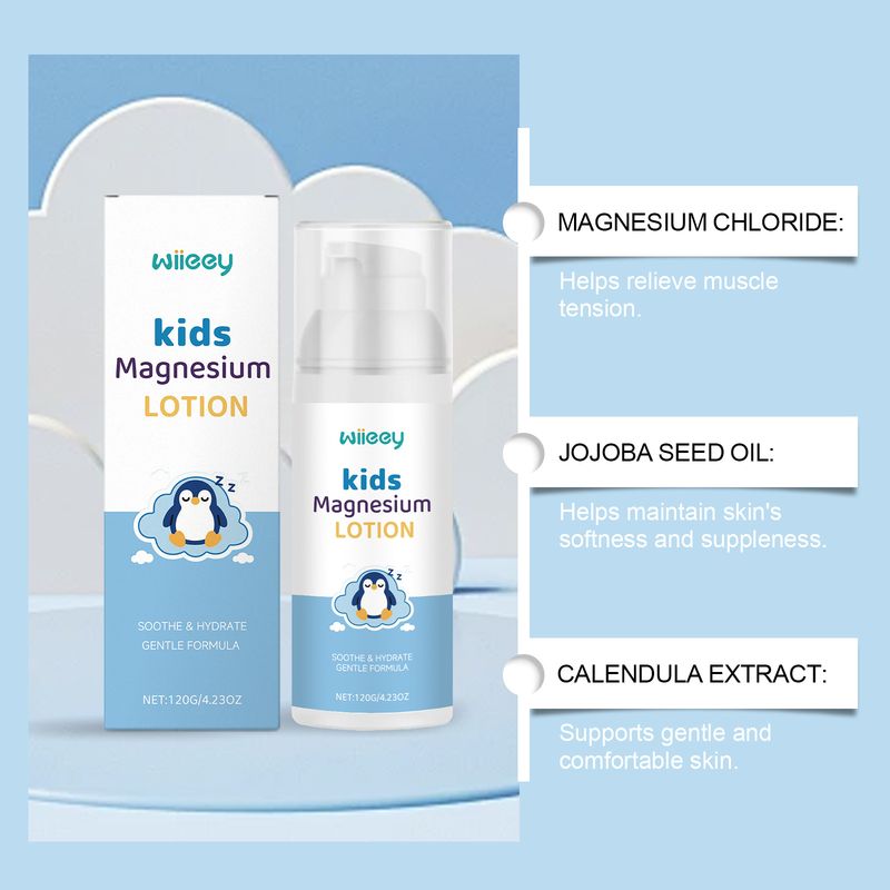 Lotion du soir Wiieey, douce et hydratante, pour la peau des enfants, soin quotidien à usage externe_voghion.com