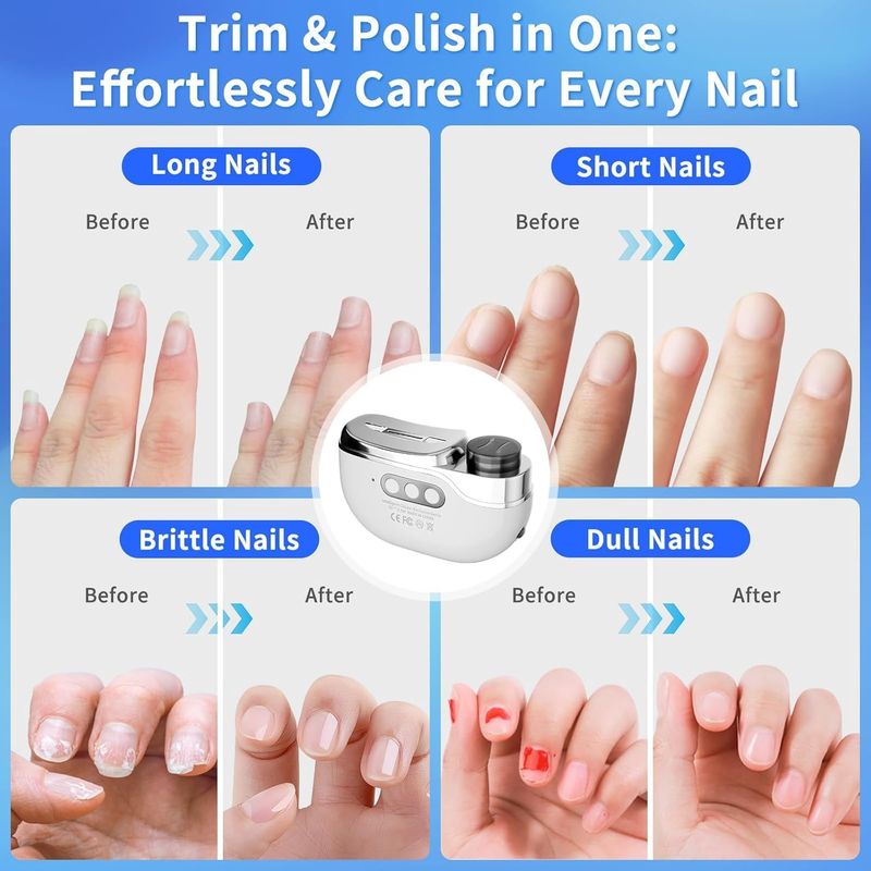 3-Mode Clipper - Gel Light|Thick Nails|Senior Safe|CE_voghion.com