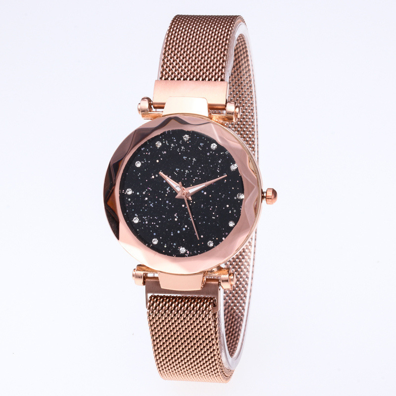 Magnete in pietra esplosiva regalo in due pezzi orologio da polso da polso micro-business modelli di drenaggio orologio al quarzo da donna con strass_voghion.com