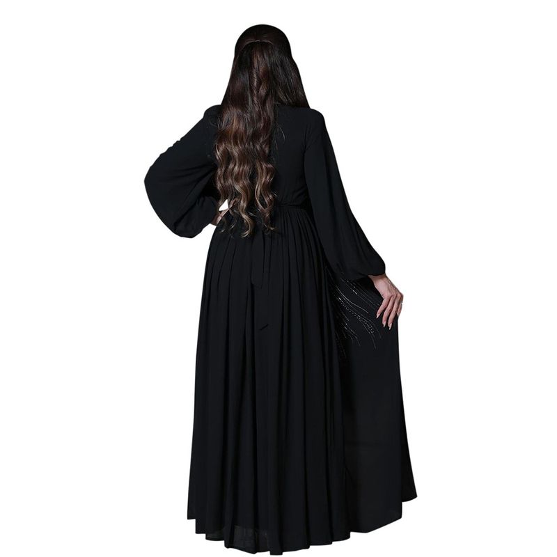 Abito da sera con cintura e gonna lunga da donna_voghion.com