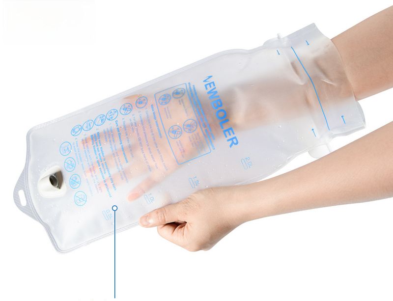 NEWBOLER Outdoor-Sport-Weichflasche, faltbar, für Trailrunning, Wandern, Marathon, spezieller praktischer Wasserbeutel_voghion.com