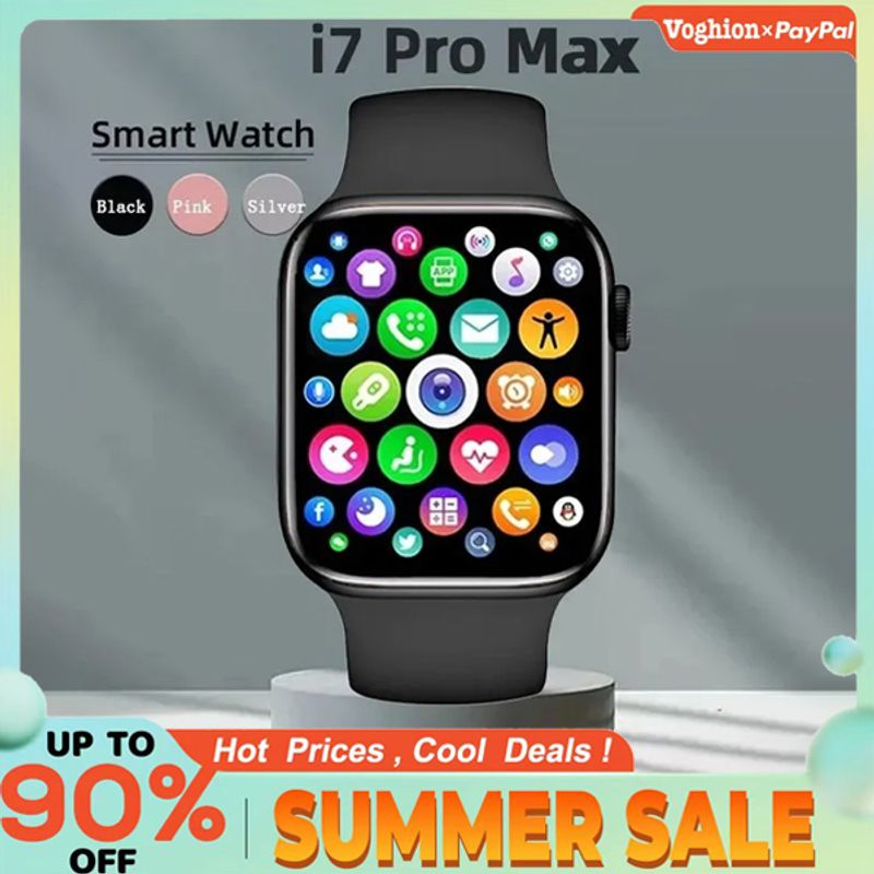 New Original SmartWatch Smart For Men I7 Pro Max Series 7 Phone Call Custom Watch Face Sport Waterproof Women Man_voghion.com