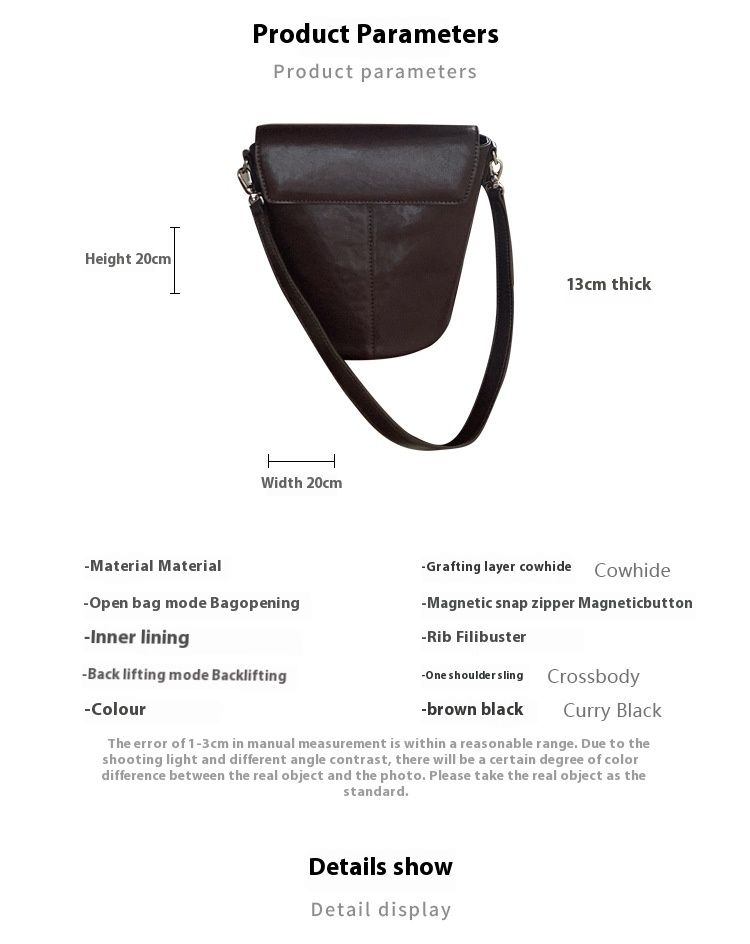 Head layer vegetable tanned cowhide 2024 new single shoulder underarm bucket high-end sense niche genuine leather_voghion.com