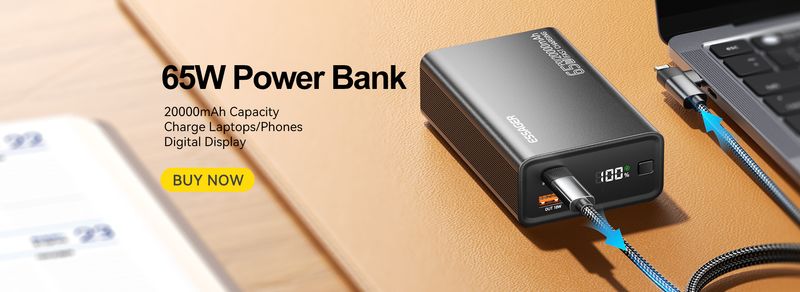 Essager Thin Wireless Power Bank Magnetic 20W 5000mAh Portable Fast Charging External Battery For Mag Safe For IPhone 15_voghion.com