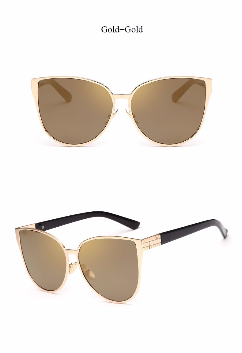 Mirror Oversized Cat Eye Sunglasses Famous 2023 New Brand Designer New Women Fashion Sun glasses Lady Big Size Hip Hop_voghion.com