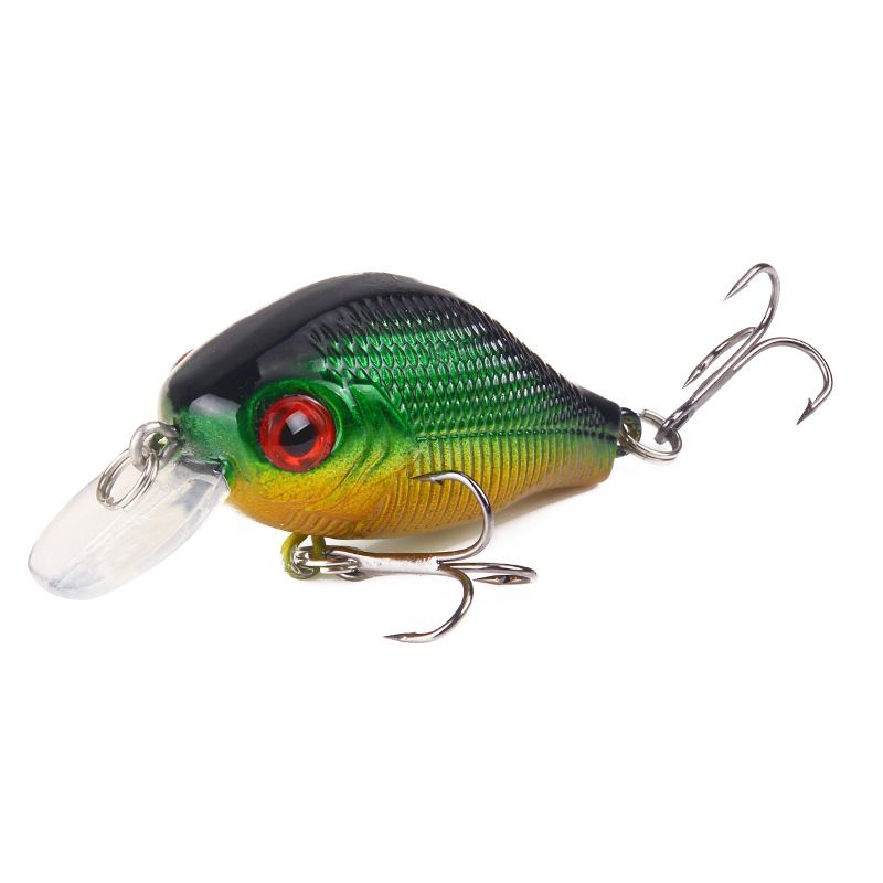 Rock Little Fat Guy Lure High Carbon Steel Treble Hook Floating Water Simulation Bait Fishing Gear Supplies_voghion.com