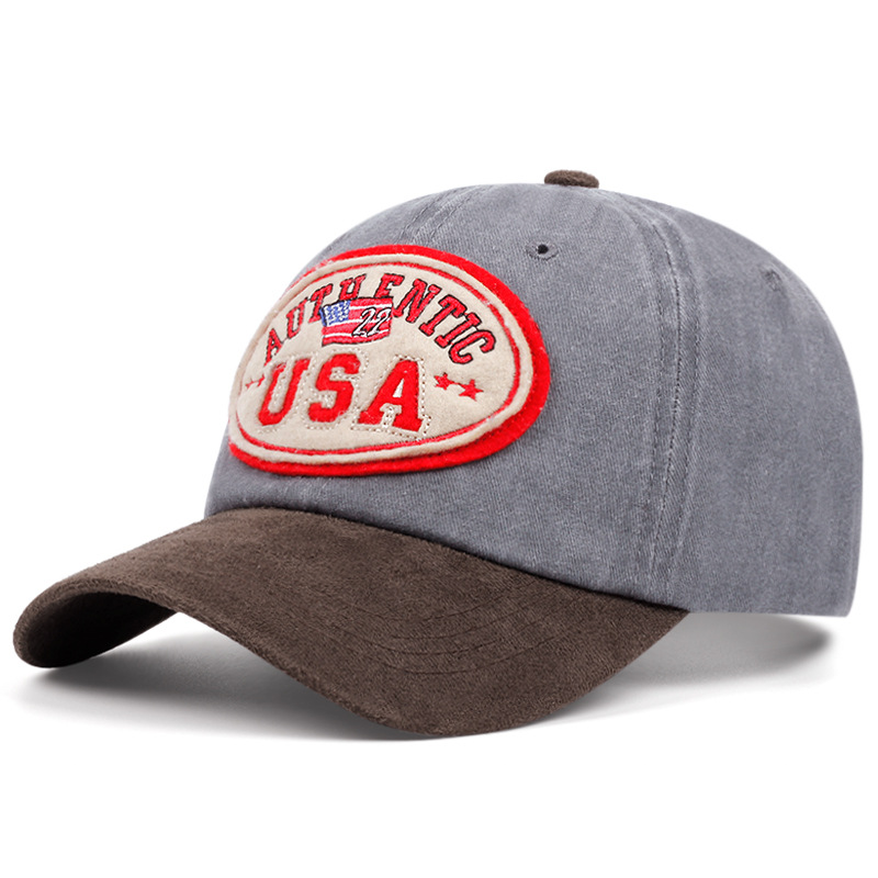 Nowe czapki, sezonowe czapki baseballowe vintage USA, daszki przeciwsłoneczne, czapki z dziobem_voghion.com
