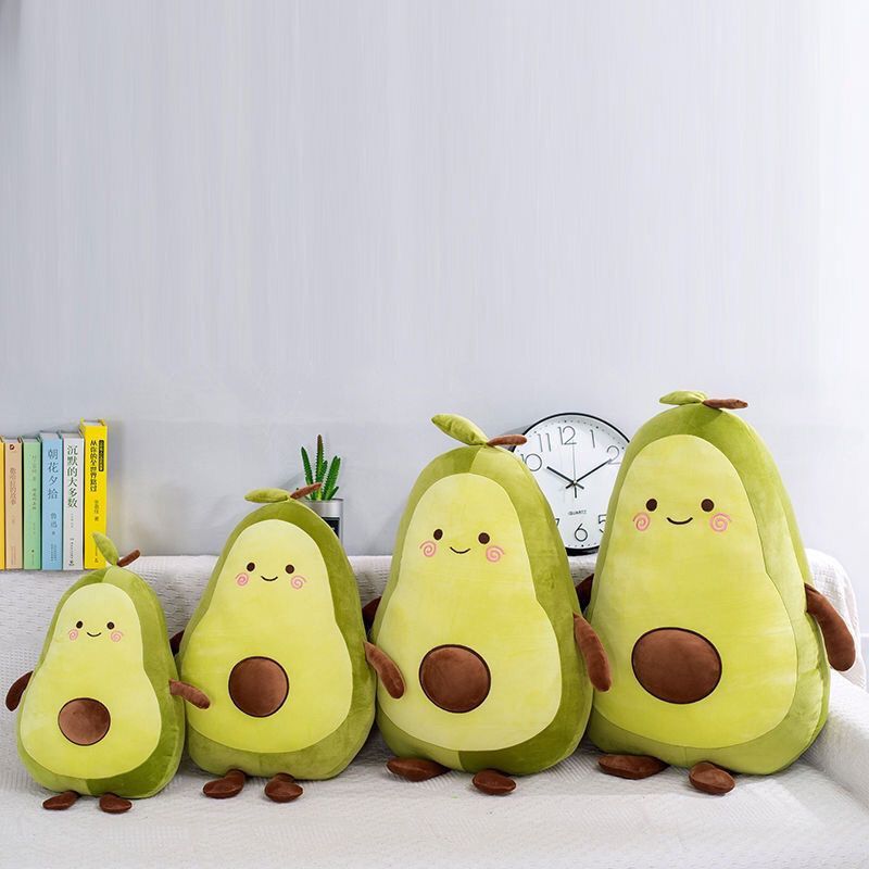 Süße Avocado Kissen Geburtstagsgeschenk für Mädchen Kissen Plüsch Spielzeug umarmt schlafende Puppe_voghion.com
