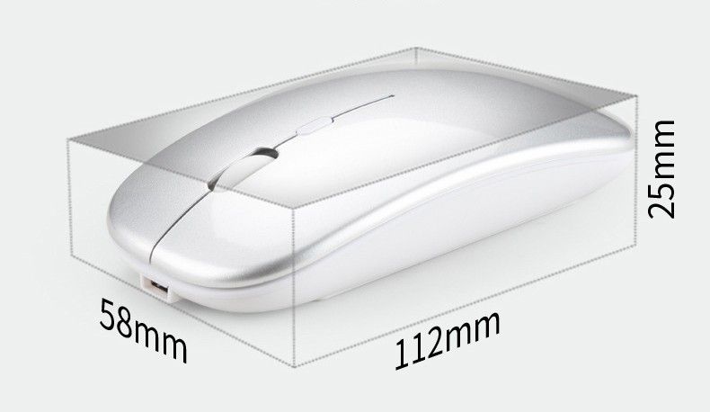 Herstellerpreis führte leise ergonomische wiederaufladbare kabellose Maus für Laptop / PC_voghion.com