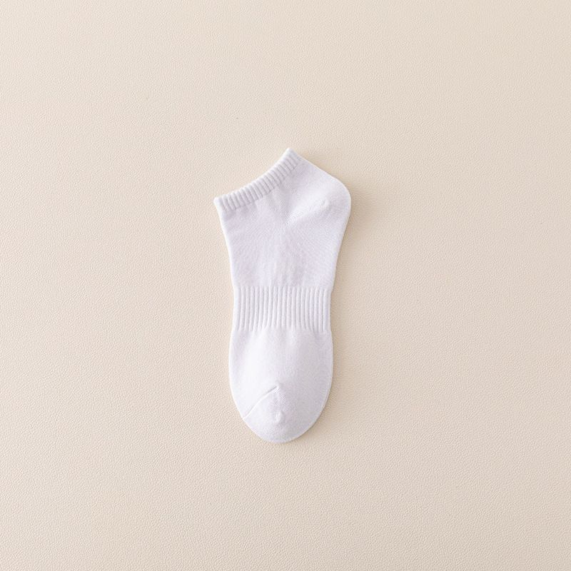 2025d Sommer Dünn Atmungsaktiv Schweißabsorbierend Geruchsabweisend Schwarz Weiß Grau Einfarbig Einfach Ganzjahres Herren Short Boot_voghion.com