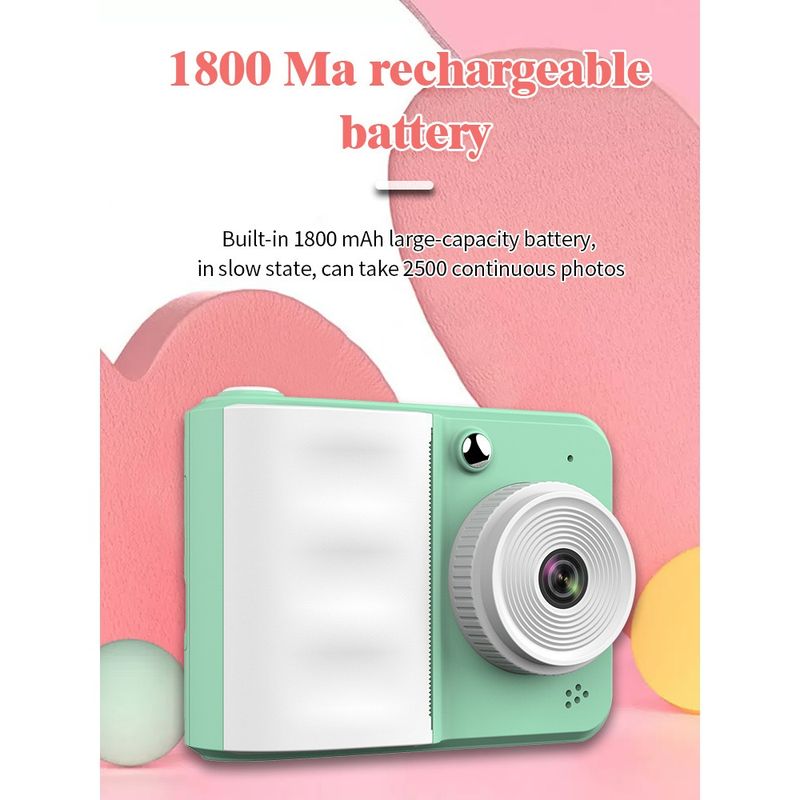 1 juego de cámara Polaroid para niños que puede tomar fotografías e imprimir juguetes para niñas de alto nivel de píxeles, regalos de cumpleaños, regalos de Navidad y Año Nuevo_voghion.com