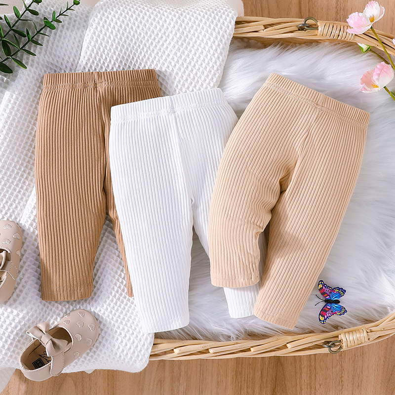 Mother&Kids Boys and girls baby pants three three-color combination casual pants set_voghion.com