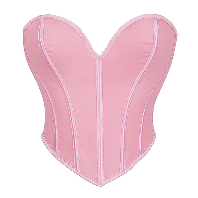 Women's Intimates Frosted Tube Top Body Shaper Female Sexy Waist Palace Corset_voghion.com