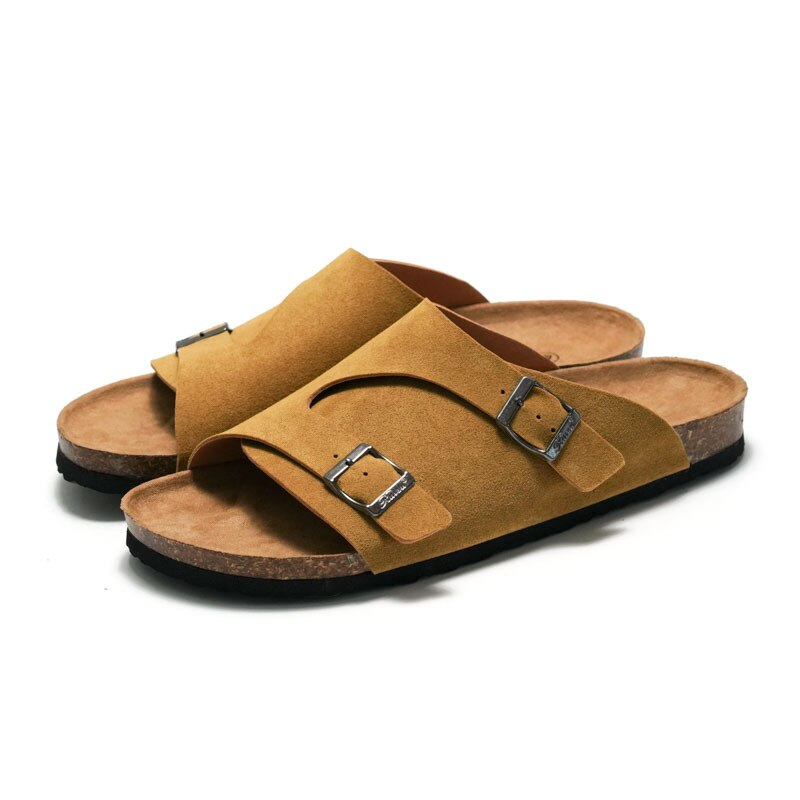Zomer Heren Kurk Slippers Paar Sandalen Visgraat Slippers Outdoor Heren Dames Strand Slippers_voghion.com
