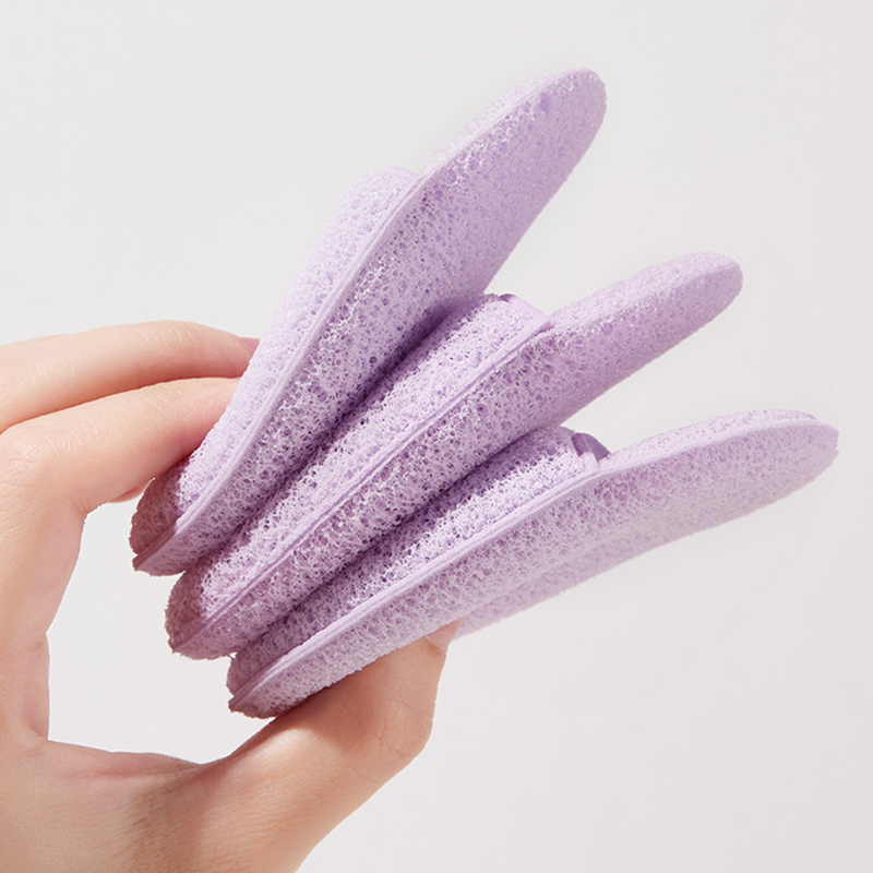Feuchtigkeitsspendender Reinigungsschwamm. Weiches, wassertropfenförmiges Design, Gesichtswaschschlamm, Masque Puff für müheloses Entfernen von Make-up_voghion.com