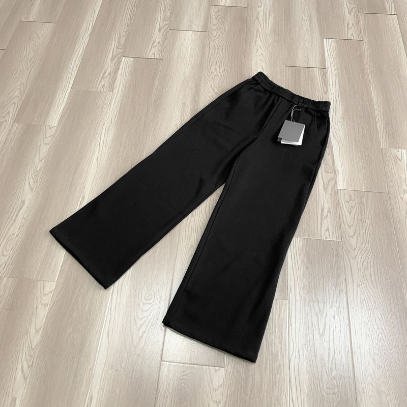 Vīriešu apģērbi High Street Heavyweight space Cotton Silhouette Flared Plus samta sporta bikses brīvas ikdienas taisnas platas bikses_voghion.com