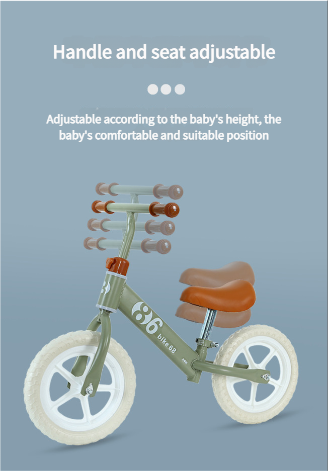 Neues Baby-Einsteigerauto für 2-6-Jährige, Lauflernwagen für Kinder, Glide-Zweirad-Scooter ohne Pedale_voghion.com