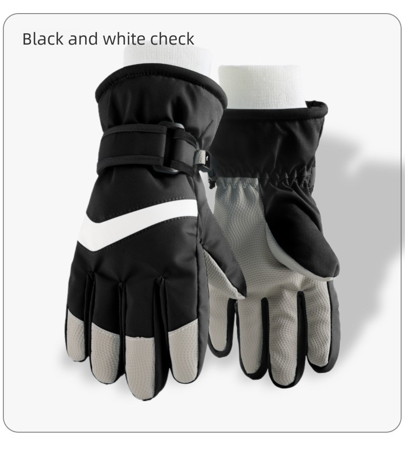 Erwachsene Ski Fleece-gefütterte warme neue Winter Radfahren Reiten Outdoor Männer und Frauen Touchscreen Handschuhe_voghion.com