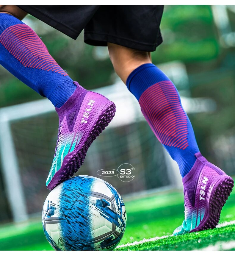 Vīriešu biedrības futbola laukuma zābaki Profesionāli pieaugušo bērnu futbola apavi Augstas kvalitātes zāles treniņu spēles apavi Futsal_voghion.com