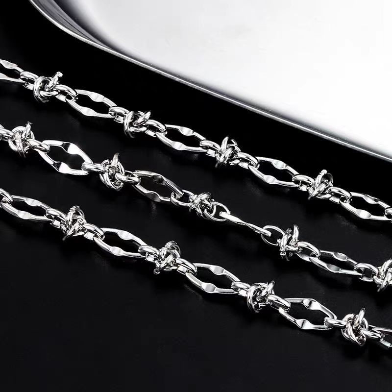 Βραχιόλι Thorn Titanium Steel Ins Trend Hip Hop High End Non Fading Hand κοσμήματα Ανδρικό βραχιόλι_voghion.com