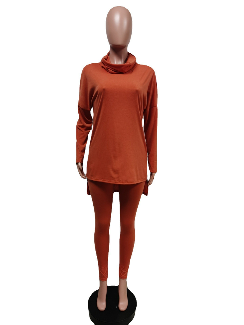 Modisches, asymmetrisches Cover-Hüftschlankheits-Zweiteiler-Set für Damen_voghion.com