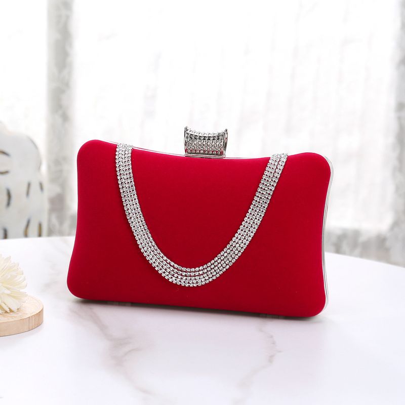 Borsa da sera per donna, pochette in velluto, borsa alla moda, borsa da festa, borsa a tracolla con una sola spalla_voghion.com
