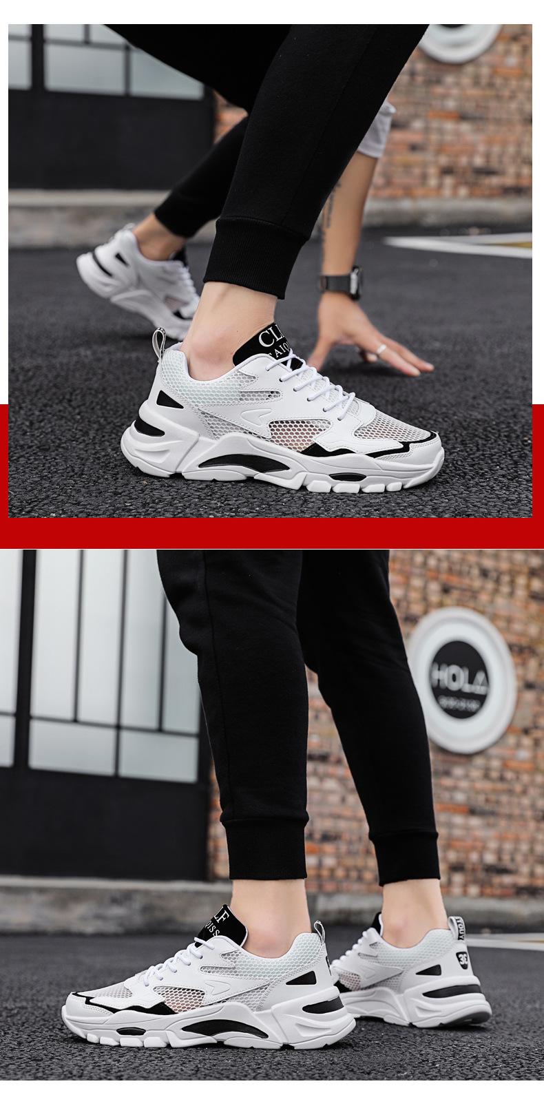 2024 summer mesh shoes men's shoes breathable hollow mesh small size young men's casual sports shoes running shoes_voghion.com