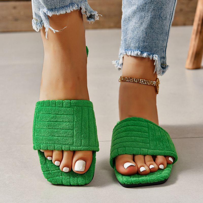 Sommertøfler Dame Flate Luksus Utendørs Strandflip-flops Damesandaler Trend Merkedesign Slides Sko Dame 2024 Stor Størrelse 43_voghion.com