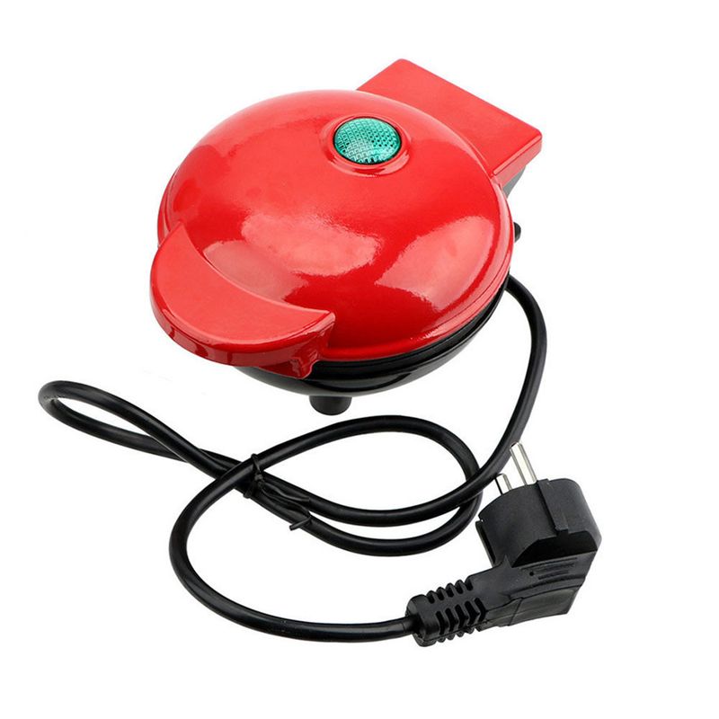 Mini-Frühstücksmaschine in Herzform nach US-Standard 110 V, grenzüberschreitendes Waffeleisen für den Heimgebrauch, Waffeleisen für runde Kuchen_voghion.com